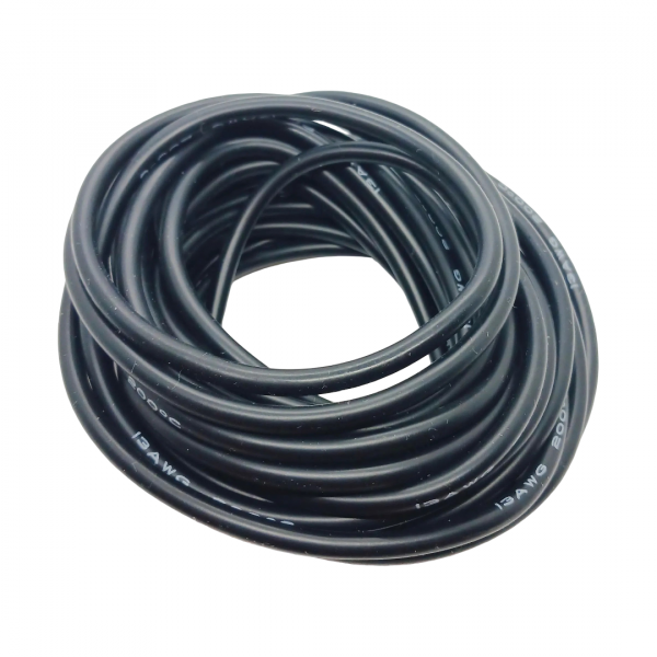 Провод 13AWG черный,5 метров