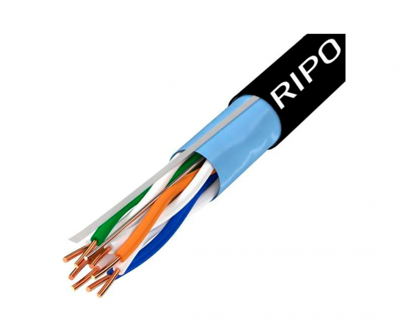 Сетевой кабель RIPO,(FTP4 CAT5E 24AWG CCA) 100м.