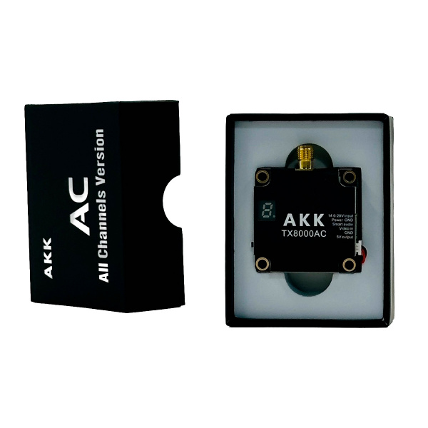 Видео передатчик AKK Ultra Long Range TX8000AC 4.9G-6G