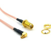 Переходники SMA-female - MMCX угловой sma-mmcx 10см RG316.10шт