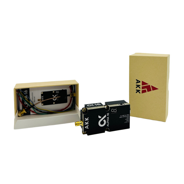 Видео передатчик AKK Alpha 16 VTX 16W 4.9G-6G
